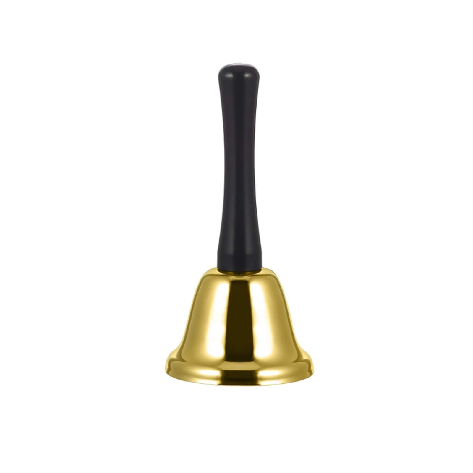 Costumes & Accessories: SANTA BELL Jingle Claus Wooden Handle Bells Rattles Christmas Xmas - Gold