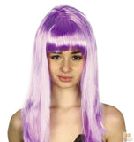 Costumes & Accessories: LONG WIG Straight Party Hair Costume Fringe Cosplay Fancy Dress 70cm Womens - Light Purple (22457)
