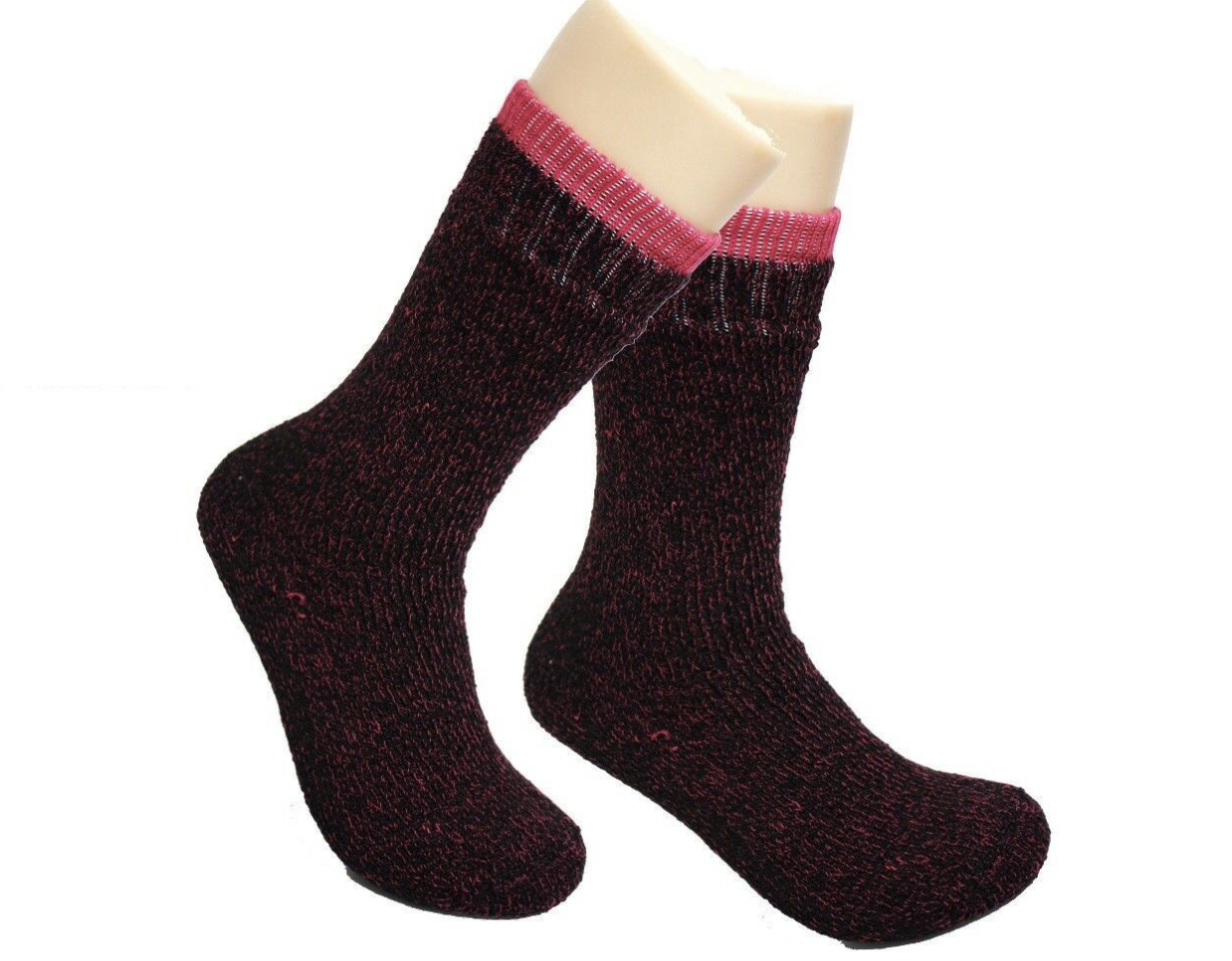Womens Thermal Heated Socks Warm Winter Work Ski Comfort Socks 1 Pair - Assorted - UK 9-11 (EU 37-42)