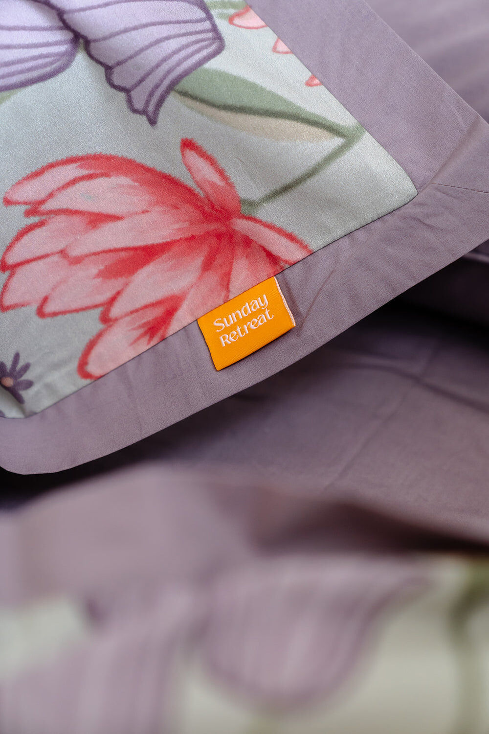 100% Cloud Cotton Duvet Quilt Cover Set w/ 1 Pillow Case in Serena - Single