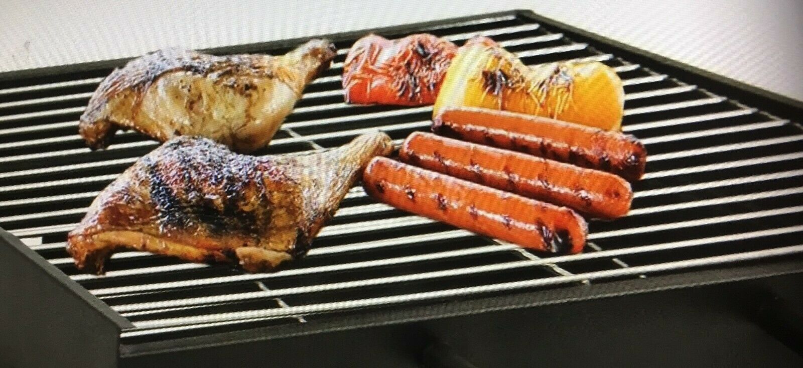 BBQs & Accessories: Premium Portable Charcoal Folding BBQ Grill Barbecue Foldable Travel - Black/Silver