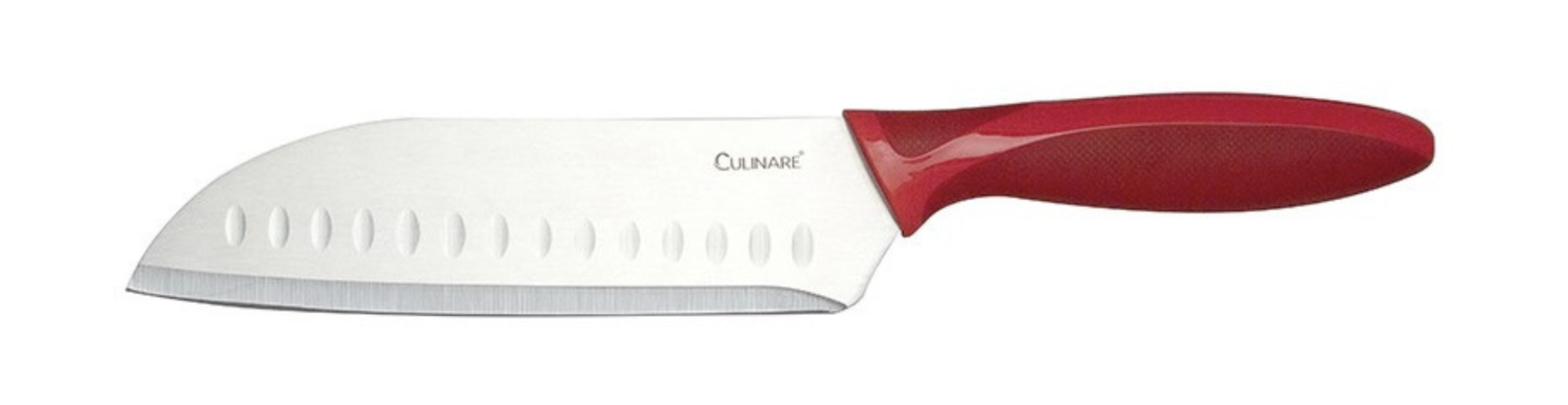 Kitchen Knives: 17.5cm Culinare Santoku Knife Chef Cutlery Stainless Steel Kitchen Cutting