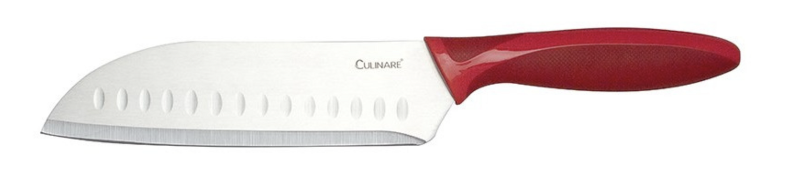 Kitchen Knives: 17.5cm Culinare Santoku Knife Chef Cutlery Stainless Steel Kitchen Cutting