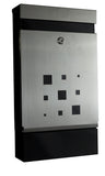 Building Materials: Sandleford  Letter Box Caddy Stainless Steel Lockable Mailbox - Wall Mounted