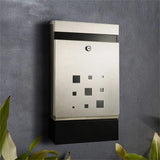 Building Materials: Sandleford  Letter Box Caddy Stainless Steel Lockable Mailbox - Wall Mounted