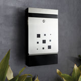 Building Materials: Sandleford  Letter Box Caddy Stainless Steel Lockable Mailbox - Wall Mounted