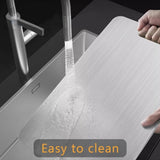 Stainless Titanium Steel Anti-Bacterial Mildew-Proof Cutting Chopping Board 23 x 34cm