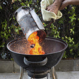 BBQs & Accessories: Large Chimney Starter Firewood Quick Rapid Charcoal Lighter Stove For Barbecue