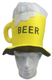 Costumes & Accessories: BEER HAT Drinking Mug Party Costume Accessory Fancy Dress Cap Halloween Unisex