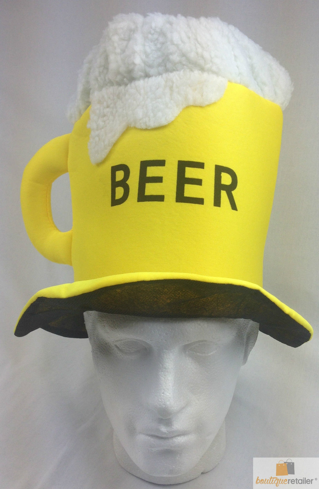 Costumes & Accessories: BEER HAT Drinking Mug Party Costume Accessory Fancy Dress Cap Halloween Unisex