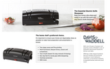 Cutlery: Davis & Waddell Electric Knife Sharpener Knives Scissors Screwdriver Tool Utensil Butcher