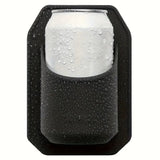 Bath Caddies: Silicone Shower Beer Holder Wall Mounted Beverage Can Rack Self Adhesive in Black