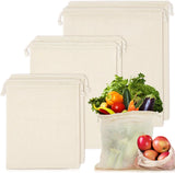 Food Storage: Set of 10 ECOCLAND Reusable Mesh Produce Bags Fruit Grocery Storage Washable Eco Bag