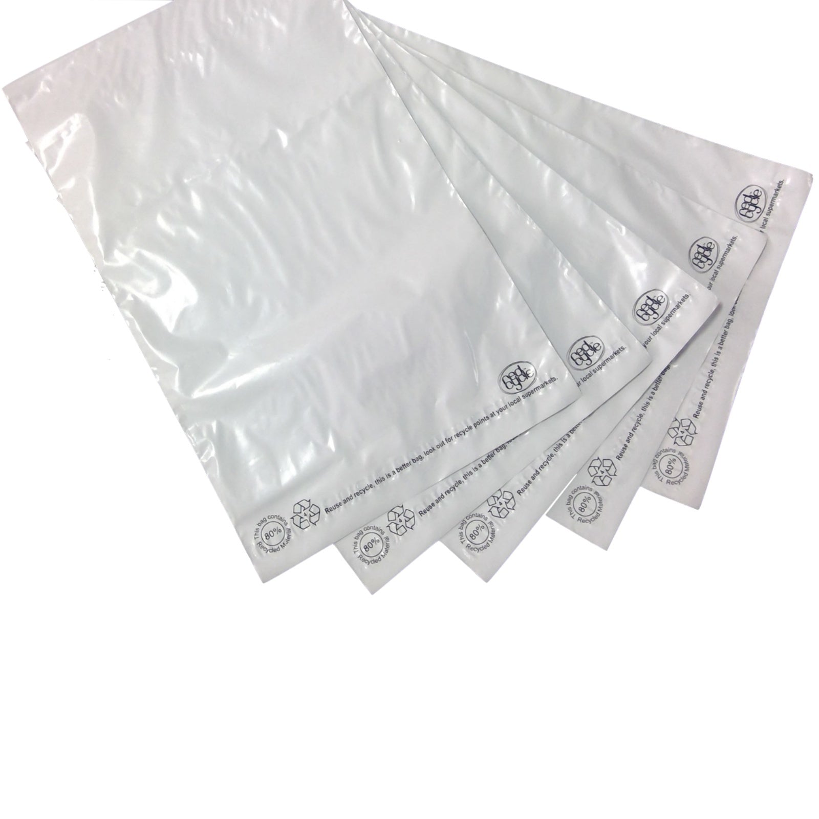 Postage Satchels & Boxes: Enviro Recycled Courier Satchels Poly Mailer Bag Accredited Self Sealing Shipping - 5kg (510x435x50mm) - 250pcs