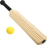 Netball & Netball Accessories: Kids Soft Foam Sturdy Cricket Bat & Ball Set 58cm Backyard Beach Sports Toy Kit