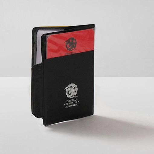 Soccer & Soccer Accessories: FFA Soccer Referee Cards Wallet Football Australia Endorsed Yellow Red Umpire