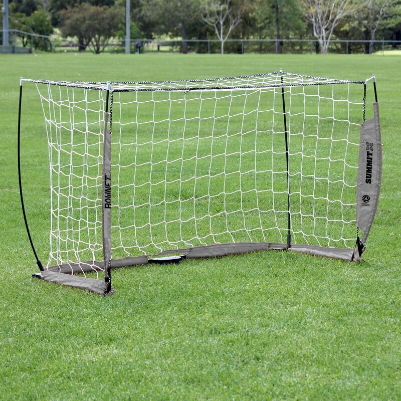 Soccer & Soccer Accessories: Summit FFA Endorsed 2m x 1m FUTSAL Bownet Goal Fast Net Pop Up