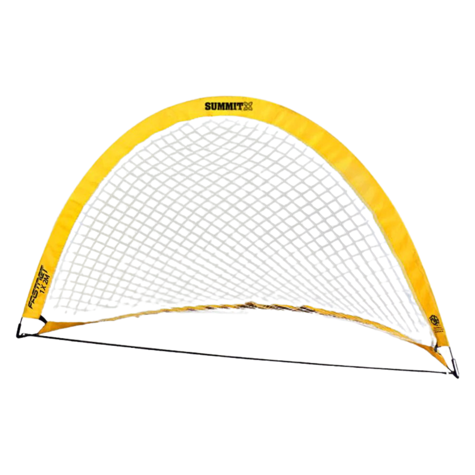 Soccer & Soccer Accessories: Summit Pop Up Teardrop Advance FFA Half Dome Training Football Soccer Goal 2mx1m