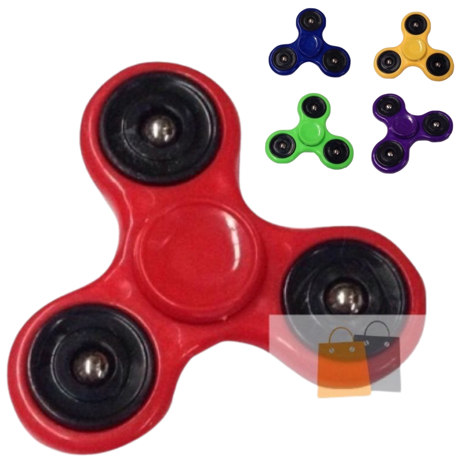 Dolls, Playsets & Toy Figures: 3pcs Fidget Hand Finger Spinner Focus Stress Reliever Toys For Kids Adults