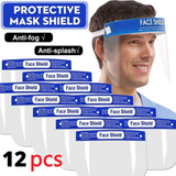 Work Safety Protective Equipment: 12x Safety Full Face Shield Clear Glasses Anti-Fog Eye Protector Shop Dental