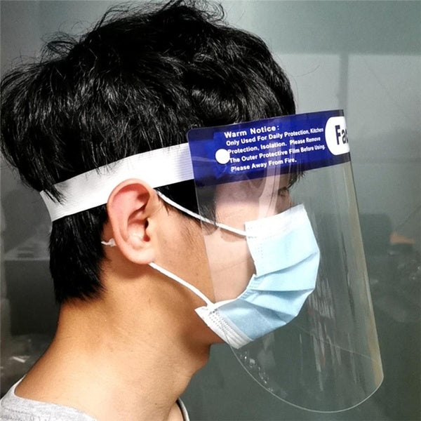 Work Safety Protective Equipment: 12x Safety Full Face Shield Clear Glasses Anti-Fog Eye Protector Shop Dental