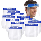 Work Safety Protective Equipment: 3x Safety Full Face Shield Clear Glasses Anti-Fog Eye Protector Shop Dental