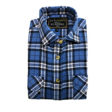 Men's Shirts: Mens Flannelette Shirt 100% Cotton Check Authentic Flannel Long Sleeve Vintage - Burgundy - S