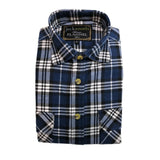 Men's Shirts: Mens Flannelette Shirt 100% Cotton Check Authentic Flannel Long Sleeve Vintage - Burgundy - S