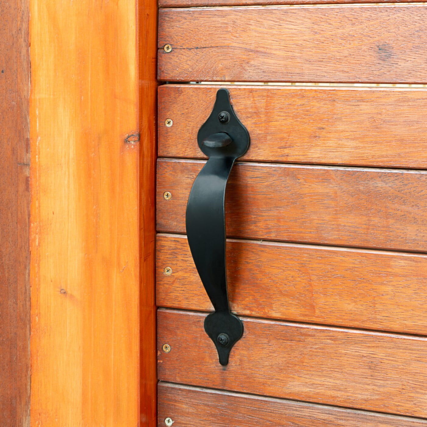 Electronic Door Locks: Pinnacle Hardware Gate Thumb Latch in Black