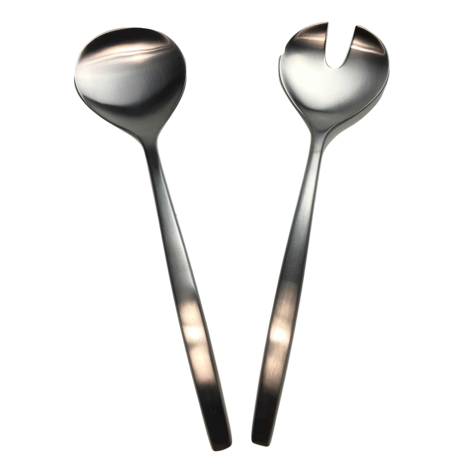 Kitchen Utensils: GROSVENOR Chill 2 Salad Servers 18/10 Stainless Steel Spoon Fork CHILL2SS
