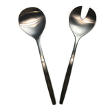 Kitchen Utensils: GROSVENOR Chill 2 Salad Servers 18/10 Stainless Steel Spoon Fork CHILL2SS