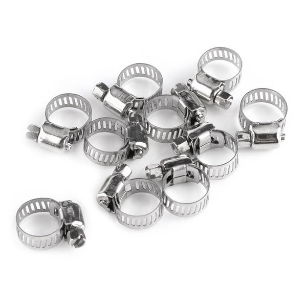 Automotive Repair & Speciality Tools: 10pcs Hose Clamp Cars Motorcycle Fuel Line Jubilee Petrol Pupe Clips Garden DIY Tools