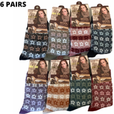 Women's Socks & Hosiery: 6 Pairs Womens Angora Wool Socks Extra Warm Winter Thermal Soft