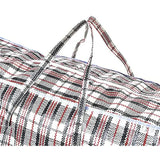 1x Large Stripe Bag Packing Storage Strip Zip Shopping Travel Check House Moving 50cm x 55cm x 20cm