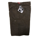 Men's Shorts: HUSKI Cargo Shorts Mens Cascade Microfibre Flexi Fit Short Army Military 515206 - Clay - 3XL (107cm Waist)