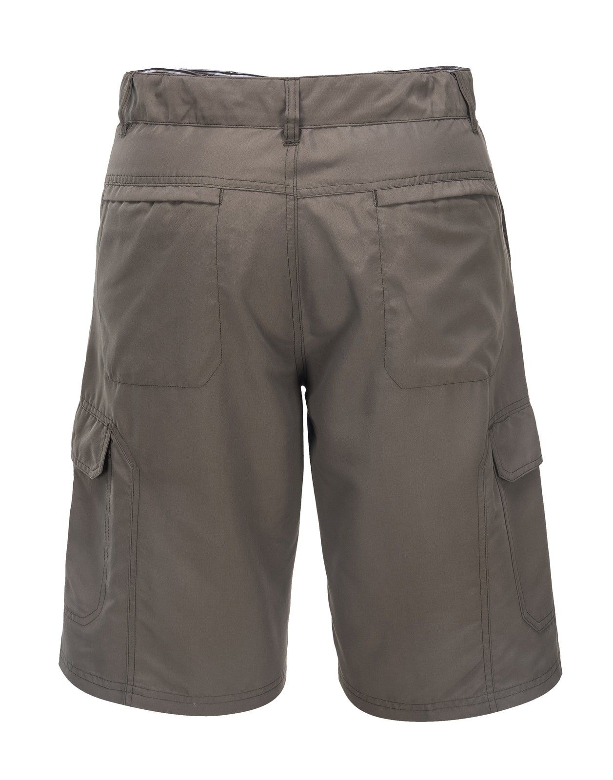 Men's Shorts: HUSKI Cargo Shorts Mens Cascade Microfibre Flexi Fit Short Army Military 515206 - Clay - 4XL (112cm Waist)