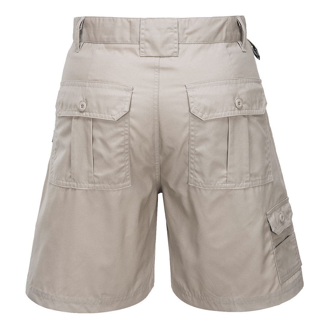 Men's Shorts: HUSKI Mens Cargo Shorts Work Casual Workwear - Bone - 2XL (102cm Waist)