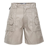 Men's Shorts: HUSKI Mens Cargo Shorts Work Casual Workwear - Bone - 3XL (107cm Waist)
