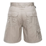 Men's Shorts: HUSKI Mens Cargo Shorts Work Casual Workwear - Bone - 3XL (107cm Waist)