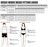 Work Safety Protective Equipment: HUSKI Hi Vis Patrol Vest 3M Reflective Tape Safety Workwear High Visibility - Orange - XL
