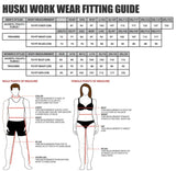 Work Safety Protective Equipment: HUSKI Hi Vis Patrol Vest 3M Reflective Tape Safety Workwear High Visibility - Yellow - L
