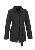 Women's Jackets & Coats: Womens Winter Button Long Trench Coat Jacket Parka Overcoat - Black - XX-Large