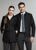 Women's Jackets & Coats: Womens Winter Button Long Trench Coat Jacket Parka Overcoat - Black - XX-Large