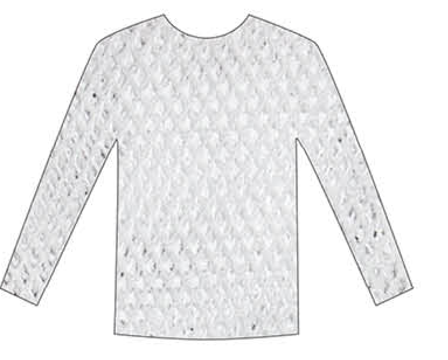 Womens Fishnet Mesh Top Long Sleeve Sheer See Through Party Costume - White
