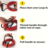 24-Inch Heavy-Duty Storage Strap with Handle – Cord, Hose & Cable Organiser