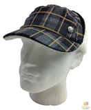 Plaid Supre Trapper Ushanka Hat Sherpa Lined Winter Ear Flap Cap - Grey/Black - L/XL