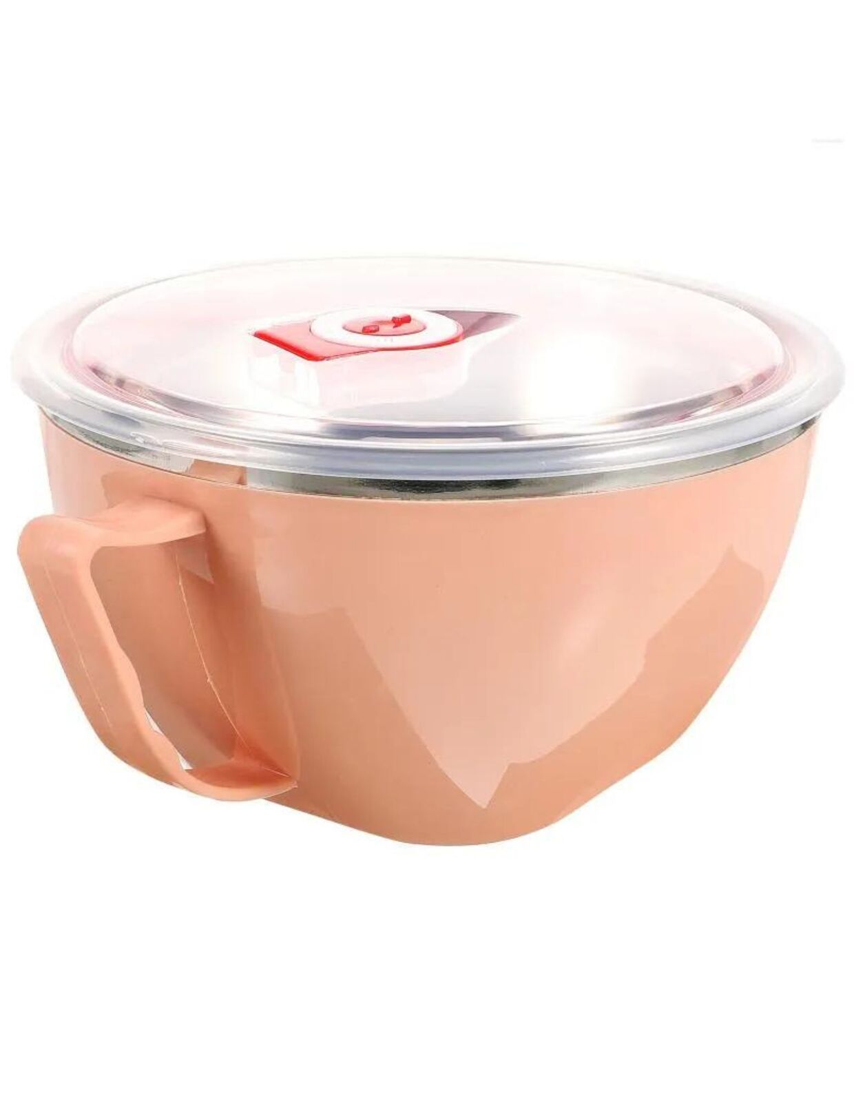 Cutlery: 900ml Stainless Steel Instant Noodle Solid Bowl Korean Mi Goreng w Lid & Handle