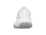 K-Swiss Womens Bigshot 4 AC Tennis Shoes - White/Silver - US 8.5