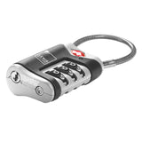 Packing Organisers: Lewis N. Clark TSA Approved Easy Set Combination Luggage Lock w Steel Cable