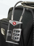 Packing Organisers: Lewis N. Clark TSA Approved Easy Set Combination Luggage Lock w Steel Cable